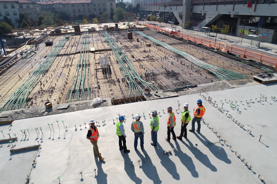Obra em construção civil
